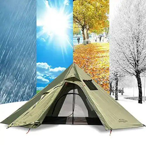 Tipi Zelt für 1-2 Personen, wasserdichtes Outdoor Zelt