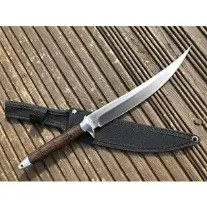 Perkin FB902A Jagdmesser mit Scheide und 420 Edelstahlklinge