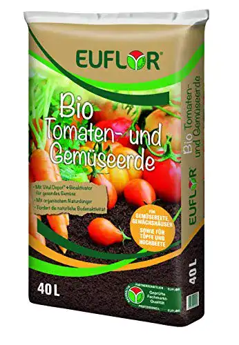 Euflor Bio Tomatenerde 40 L für gesunde Pflanzen und reichhaltige Ernte