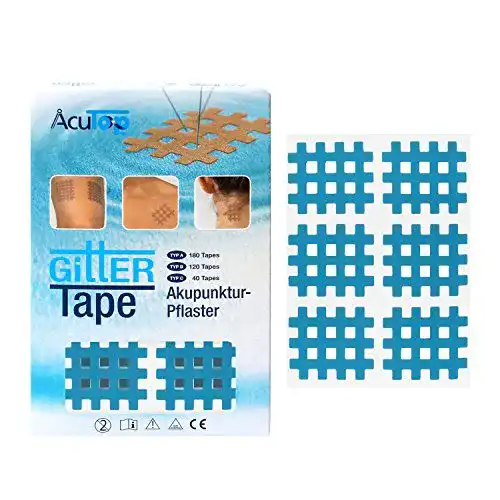 Acutop Typ B Akupunkturpflaster Gitter Tape Blau – 120 Tapes
