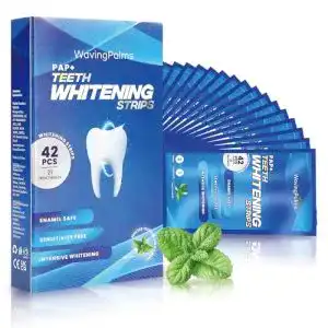 Bleaching Strips für Zähne Waving Palms Teeth Whitening Strips