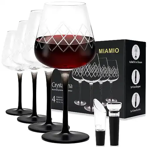 Rotweingläser MIAMIO 480 ml im 4er-Set