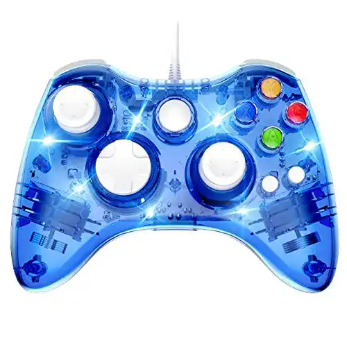 Pawhits Wired Controller für Xbox 360 – USB Gamepad mit Vibration