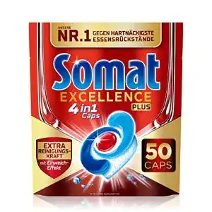 Somat Excellence Plus 4in1 Caps für Geschirrspüler (50 Stück)