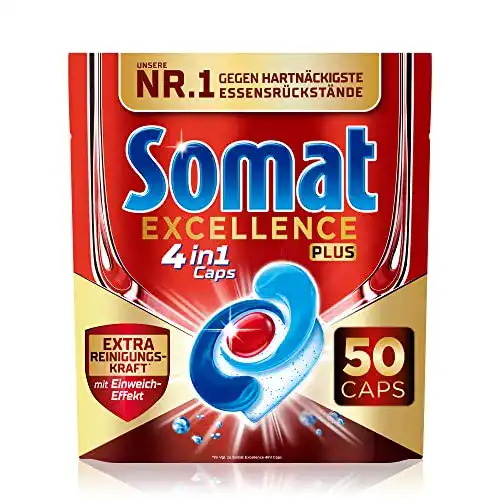 Somat Excellence Plus 4in1 Caps für Geschirrspüler (50 Stück)