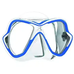 Taucherbrille Mares X-Vision Mask 14 für Erwachsene in Blau und Weiß