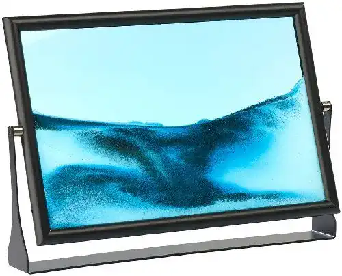 Sandbild Infactory Blue Ocean 30,5 x 20 cm mit Rahmen