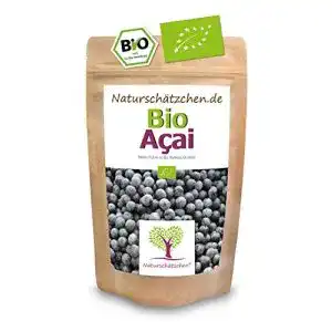 Bio Acai Pulver von Naturschätzchen – 100g Acaipulver aus Kolumbien