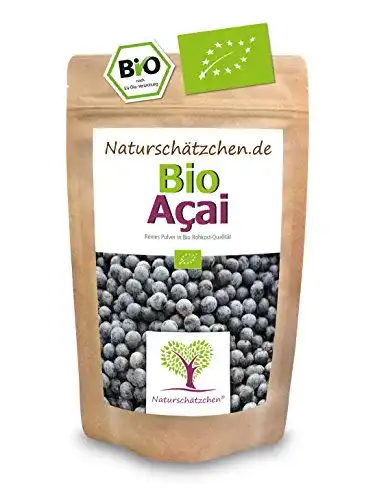 Bio Acai Pulver von Naturschätzchen – 100g Acaipulver aus Kolumbien