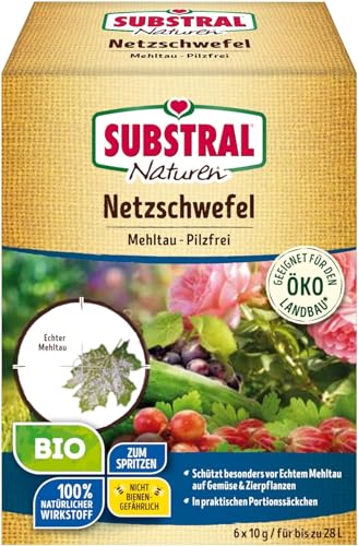 Substral Naturen Bio Netzschwefel gegen Mehltau und Pilzkrankheiten