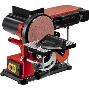 Einhell Stand-Band-Tellerschleifer TC-US 380 mit 380 W und Zubehör