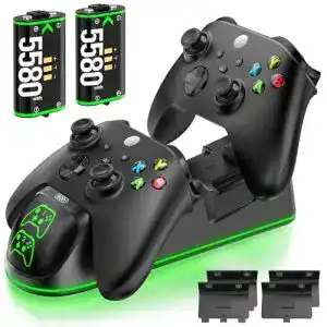 Oivo Xbox Controller Ladestation mit 2 wiederaufladbaren Akkus