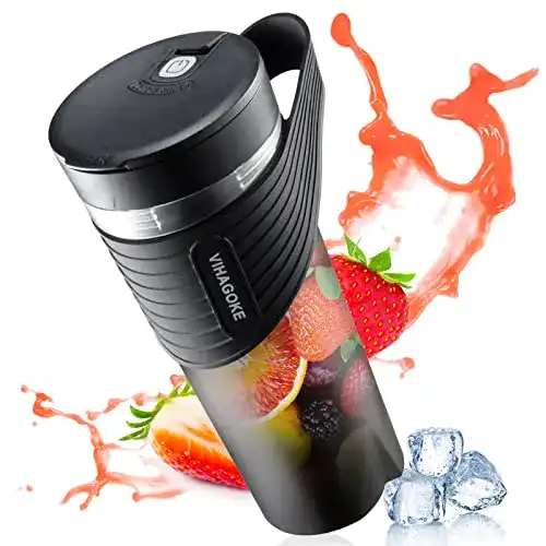 Smoothie Maker to Go SESOCSEO mit 460ml Flasche und 4000mAh Akku