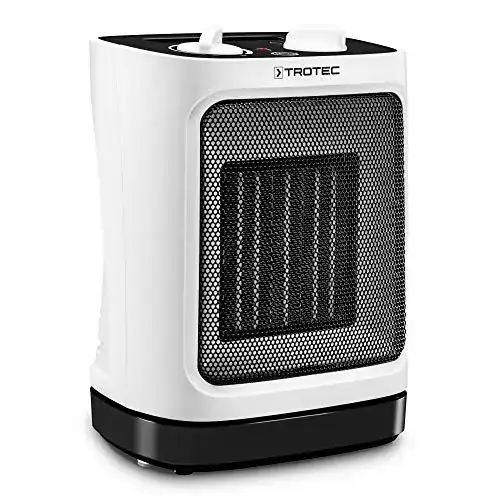 Trotec Heizlüfter TFC 17 E Keramik Elektroheizung mit Thermostat