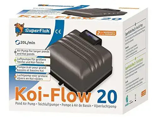 Teichbelüfter Superfish Koi-Flow 20 – Luftpumpe für Teiche