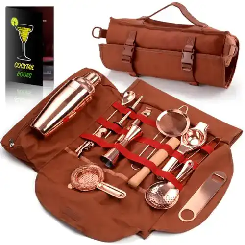 Cocktailmixer Eligara Cocktail Shaker Set mit Tragetasche