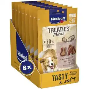 Hundeleberwurst Vitakraft Treaties Minis Hundeleckerli mit hohem Fleischanteil
