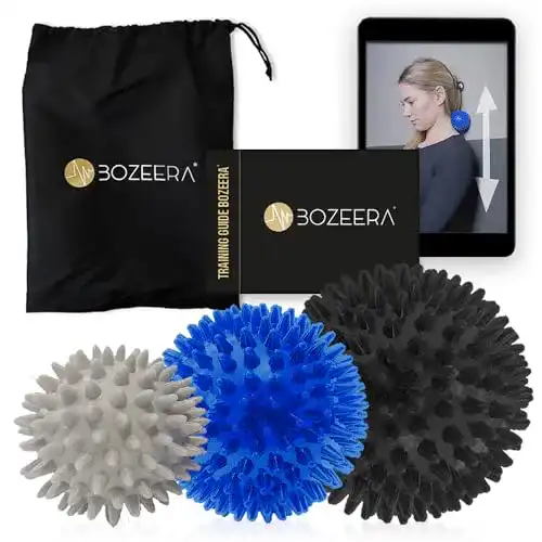 Igelball Bozeera 3er Set Massagebälle für Entspannung und Erholung