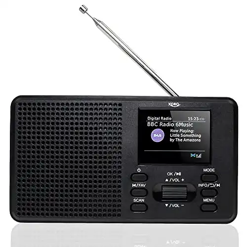 Xoro DAB 142 – Tragbares Digitalradio mit DAB+, UKW und Bluetooth