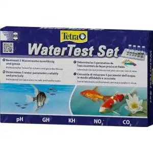 Tetra WasserTest Set für Aquarien und Gartenteiche zur Wasserwertbestimmung