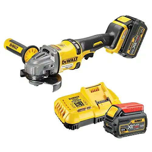 DeWalt Winkelschleifer DCG414T2-QW mit 54V Akku und Zubehör
