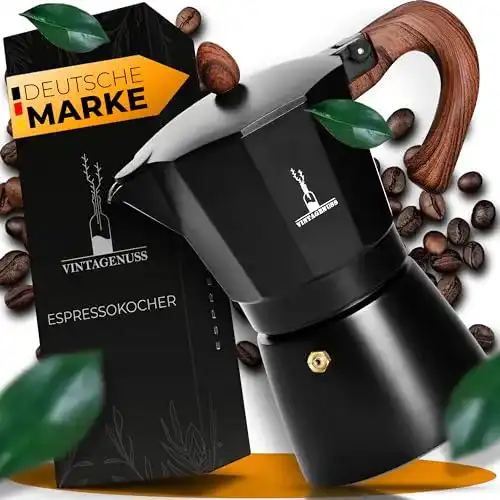 Espressokocher für Induktion VINTAGENUSS für 6 Tassen