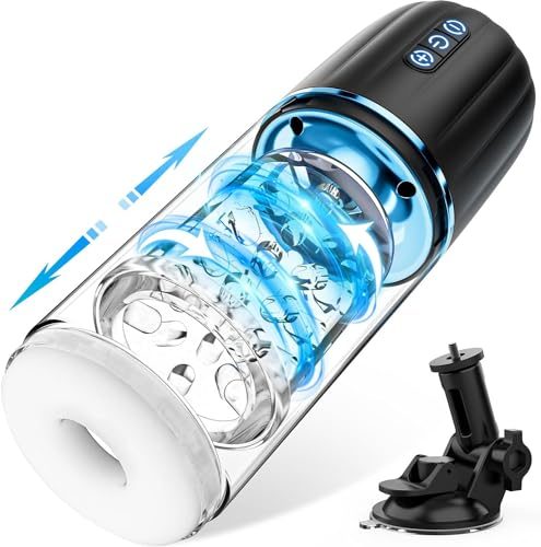 Elektrischer Masturbator für Männer mit 7 Funktionen und Rotationsmassage