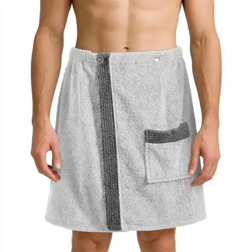 Saunatuch JEMIDI Frottee Kilt Sarong für Damen und Herren in M-XXL