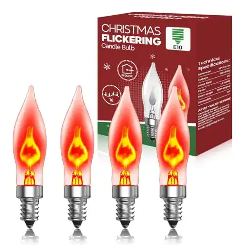 Flammen-Glühbirne Brightark E10 Flackernd für Weihnachtsdekoration