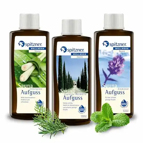 Spitzner Saunaaufguss Set mit Heilkräutern für geistige Frische