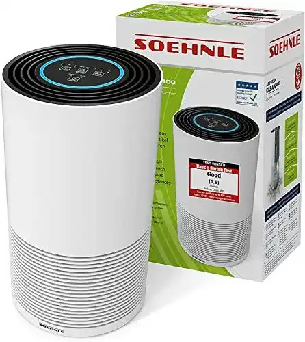 Soehnle Luftreiniger AirFresh Clean 400 mit UVC-Filtertechnologie