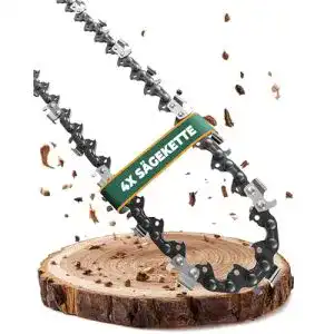 Sägekette Secura 4 Stück 3/8 Zoll 35 cm 1,3 mm für Stihl Kettensägen