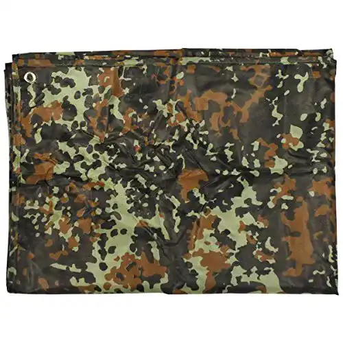 MFH Flecktarn Mehrzweckplane 300 x 300 cm für Outdoor-Aktivitäten