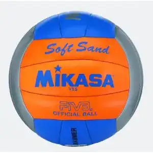 Beachvolleyball Mikasa Soft Sand in Mehrfarbig, Größe 5