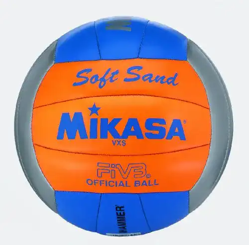 Beachvolleyball Mikasa Soft Sand in Mehrfarbig, Größe 5