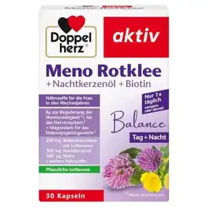Rotklee-Kapseln Doppelherz Meno Rotklee mit Nachtkerzenöl
