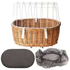 Hundefahrradkorb Klickfix Pulp mit Doggy Basket für Gepäckträger