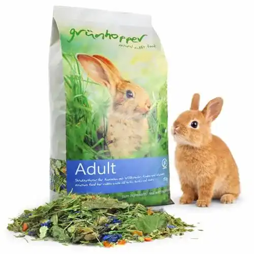 Kaninchenfutter Grünhopper Adult 5 kg Strukturfutter