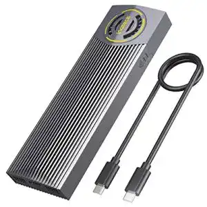 NVMe USB Adapter Inateck Gehäuse mit Lüfter für effektive Wärmeableitung