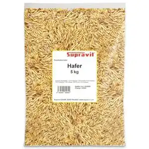 Futterhafer Supravit 5kg – Ungeschält, natürlich und staubfrei