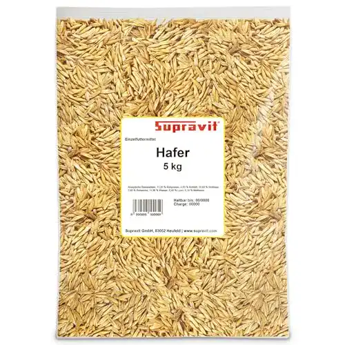 Futterhafer Supravit 5kg – Ungeschält, natürlich und staubfrei