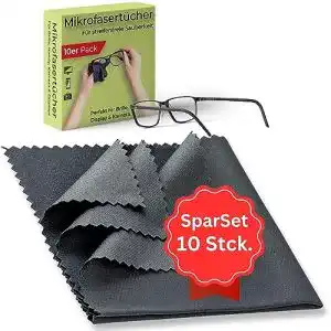 Brillenputztücher Putzheld 10 Stück Mikrofaser für optimale Reinigung