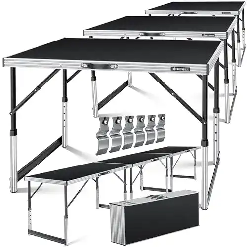 Tapeziertisch Kesser Multifunktionstisch 3-teilig für verschiedene Einsatzzwecke