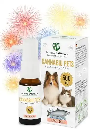 Beruhigungsmittel für Hunde – Global Natureon Cannabi Pets Öl 500 mg