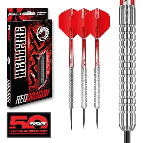 Red Dragon Darts Hell Fire A Steel Dartpfeile 24 Gramm Set