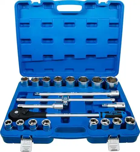 Steckschlüsselsatz 3/4 Zoll BGS 1207 21-teilig mit Koffer
