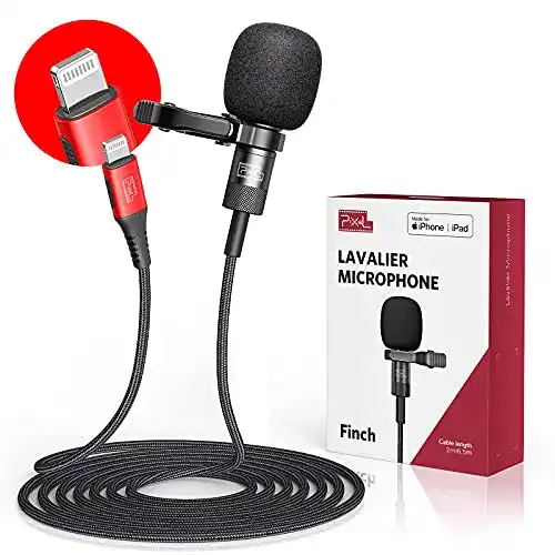Pixel MFi Lavalier Mikrofon für iPhone und iPad