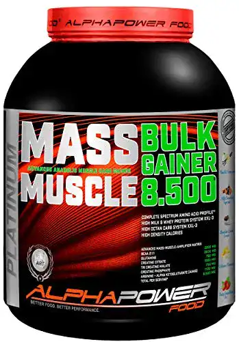 Weight Gainer Alphapower Food Maas für Muskelaufbau und Massezunahme