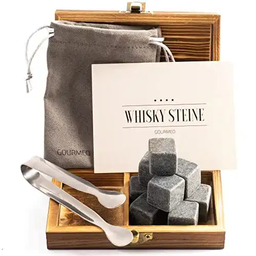 Whisky-Steine aus natürlichem Speckstein von Gourmeo