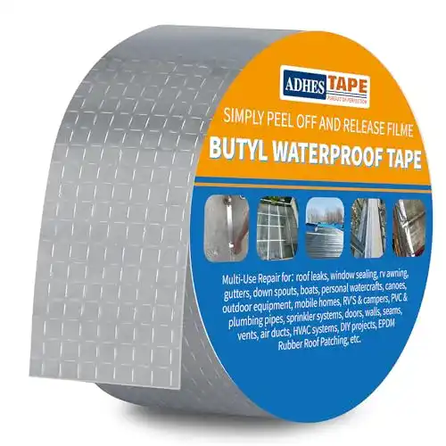 Wasserfestes Klebeband Adhes Tape Butylband Aluminiumfolie 5cm x 5m
